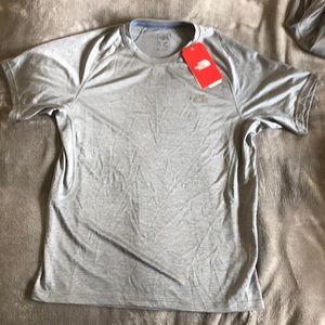 Gray The North Face flash dry t-shirt